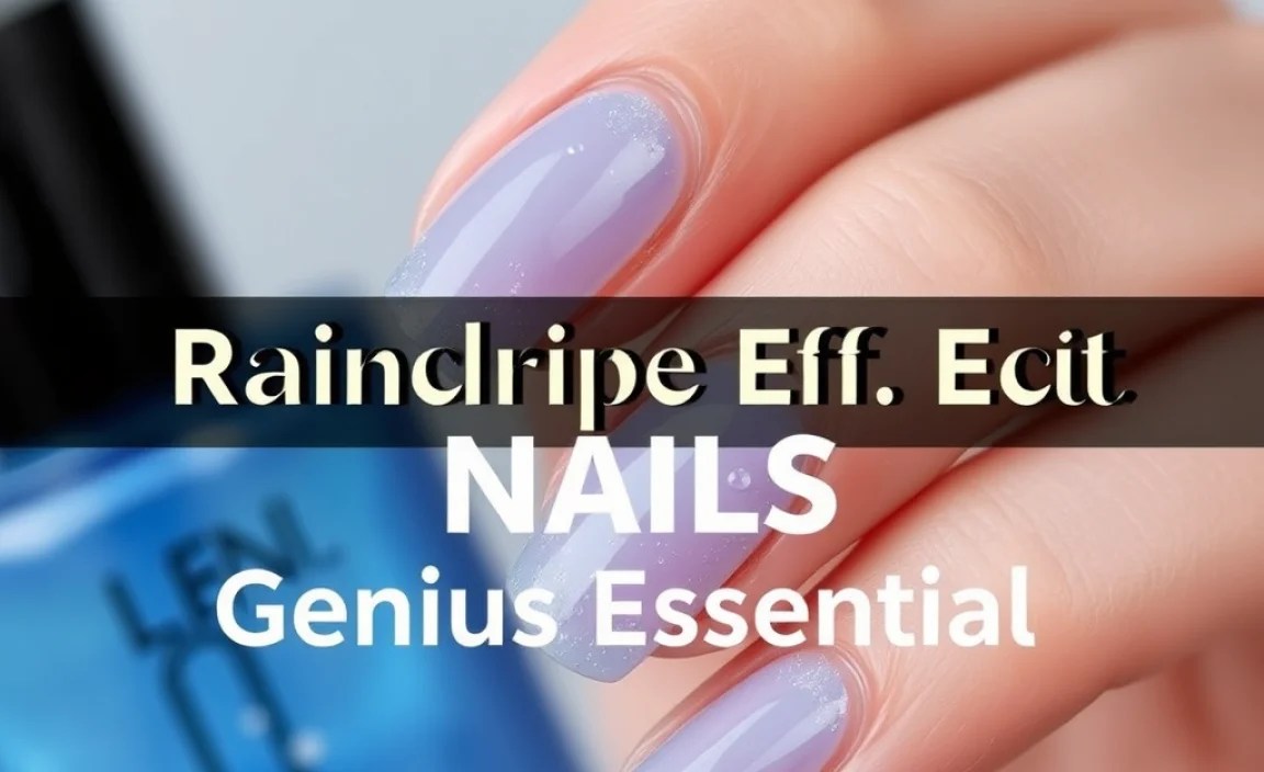 Raindrop Effect Nails: Genius Essential