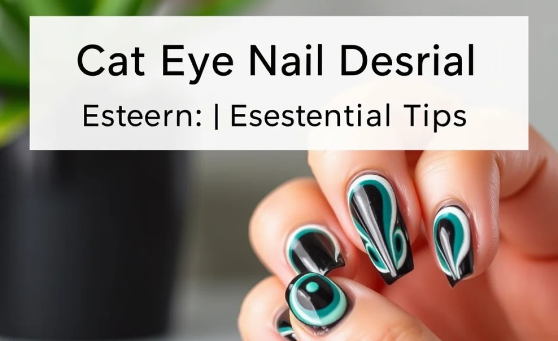 Step-by-Step Cat Eye Nail Design Tutorial