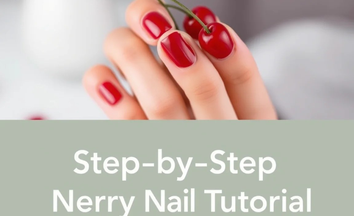 Step-by-Step Cherry Nail Art Tutorial