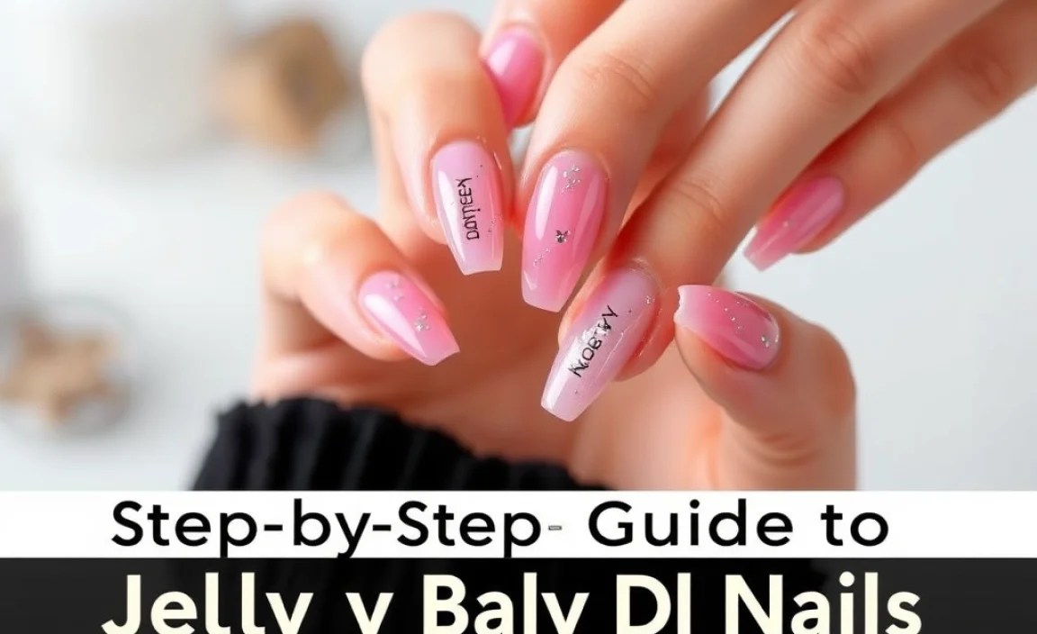 Step-by-Step Guide to Creating Basic Jelly Nails