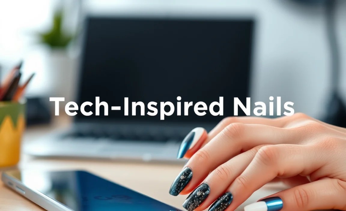 Table: Tech-Inspired Nail Design Comparison