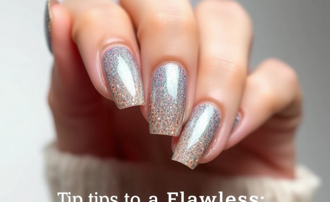 Tips for a Flawless Micro Glitter Gradient