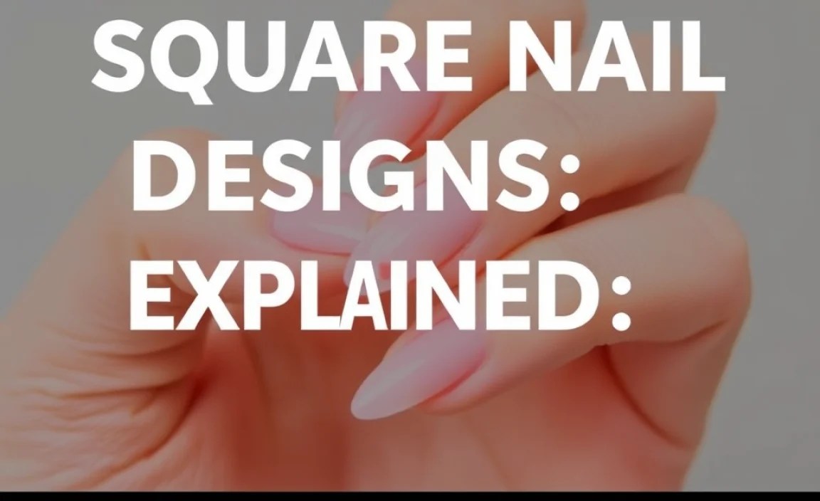 Tips for Applying Square Nail Designs
