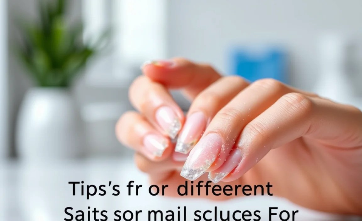 Tips for Different Sugar Nail Effects