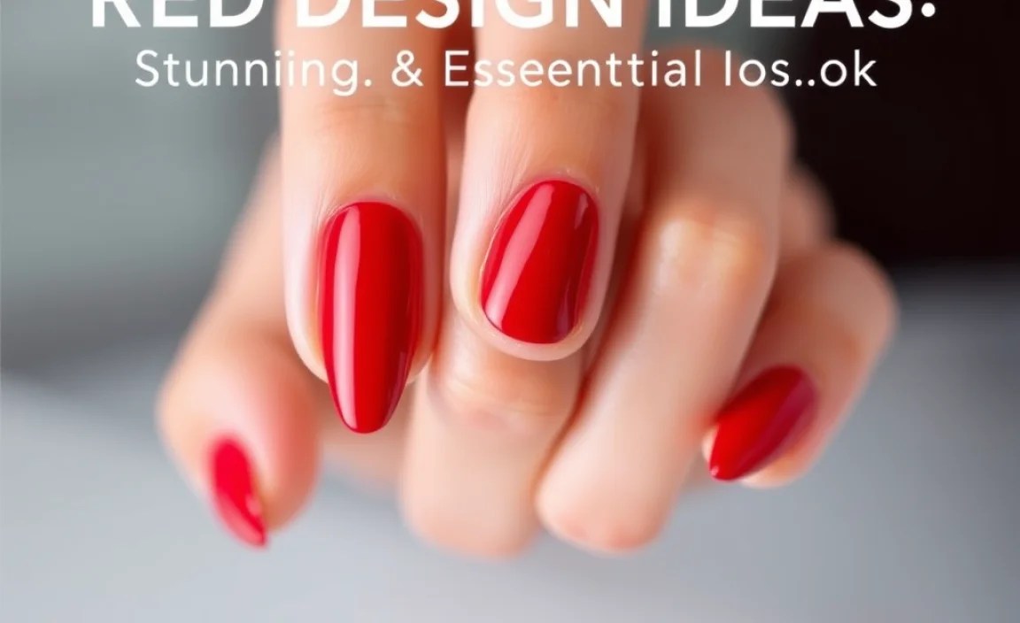 Tips for Perfect Red Nail Application