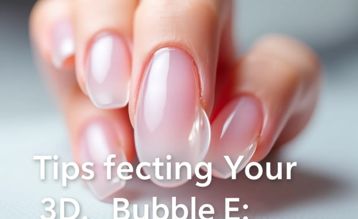 Tips for Perfecting Your 3D Bubble Effect