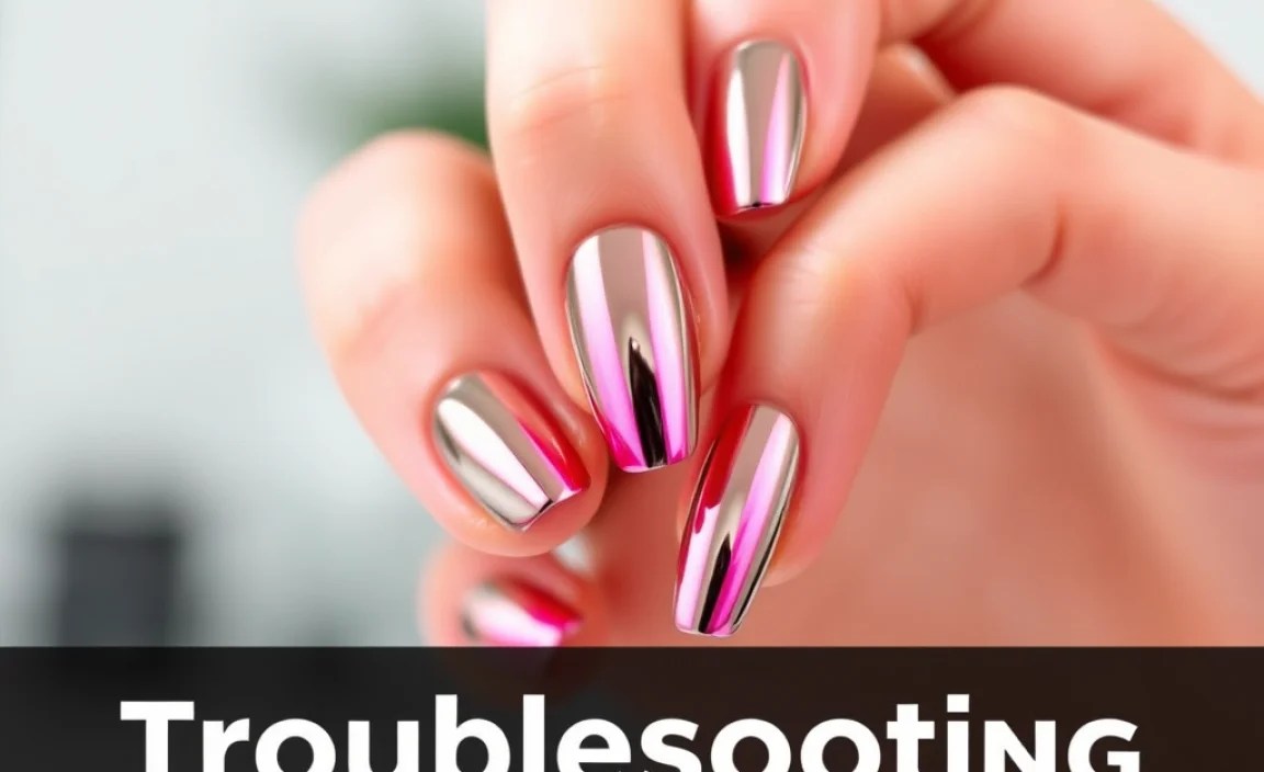 Troubleshooting Common Chrome Nail Issues