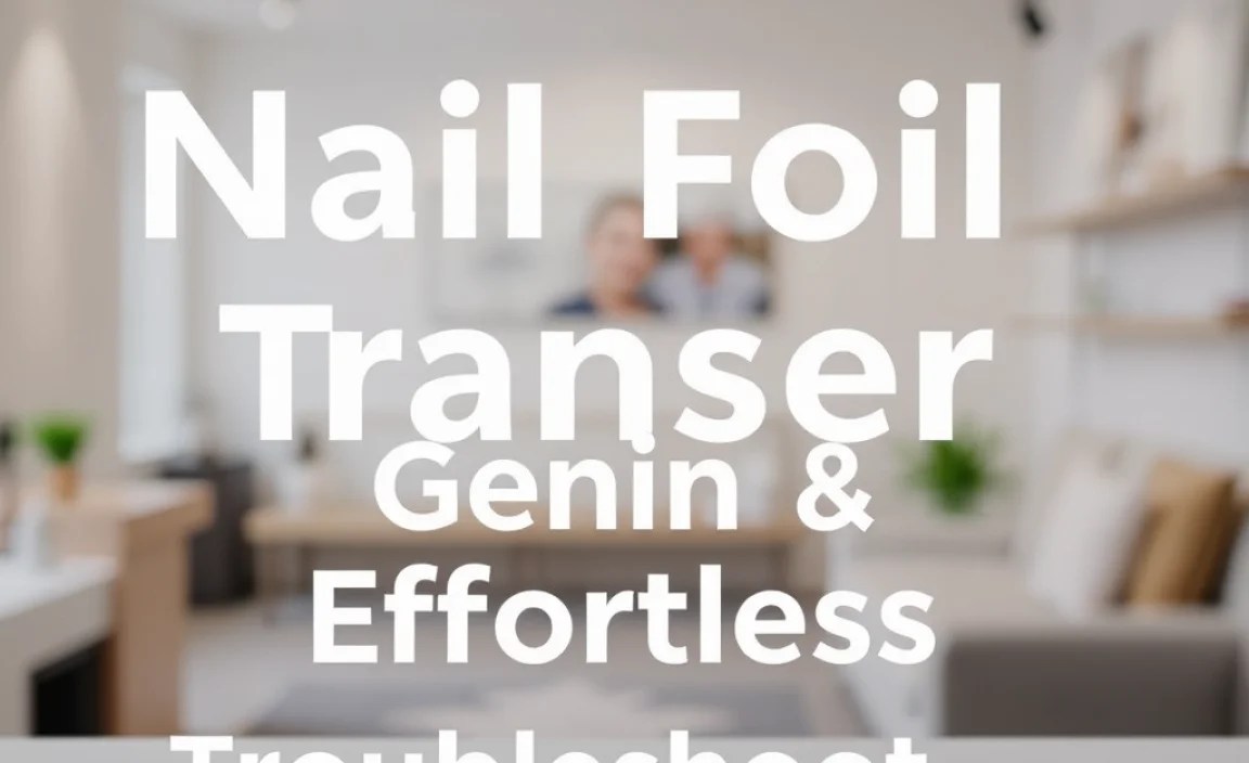 Troubleshooting Common Nail Foil Issues