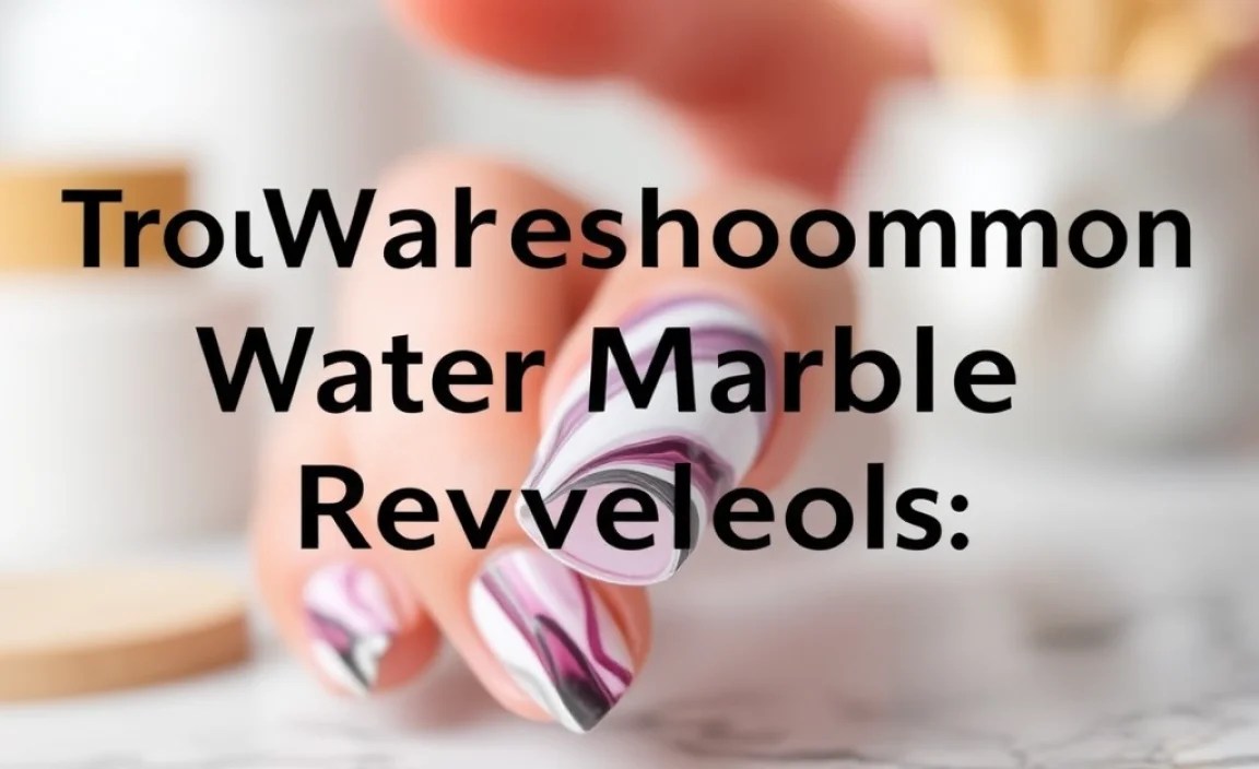Troubleshooting Common Water Marble Problems