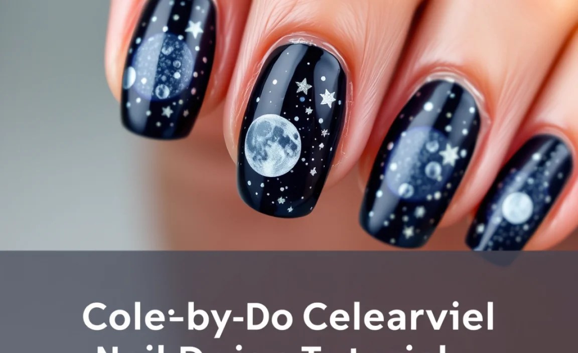 Your Step-by-Step Celestial Moon Nail Design Tutorial
