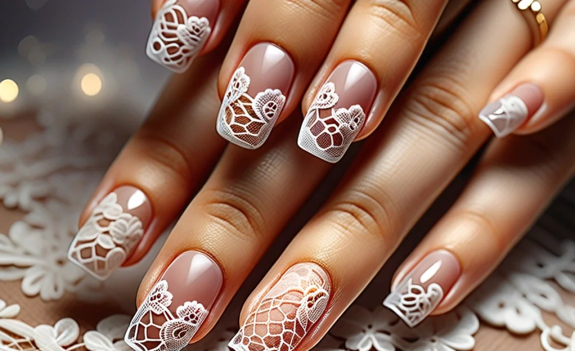 Beginner-Friendly Lace Nail Art Design Techniques