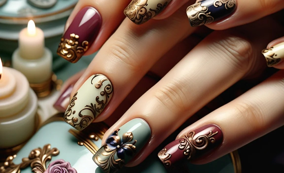 Beginner-Friendly Victorian Nail Art Tutorials
