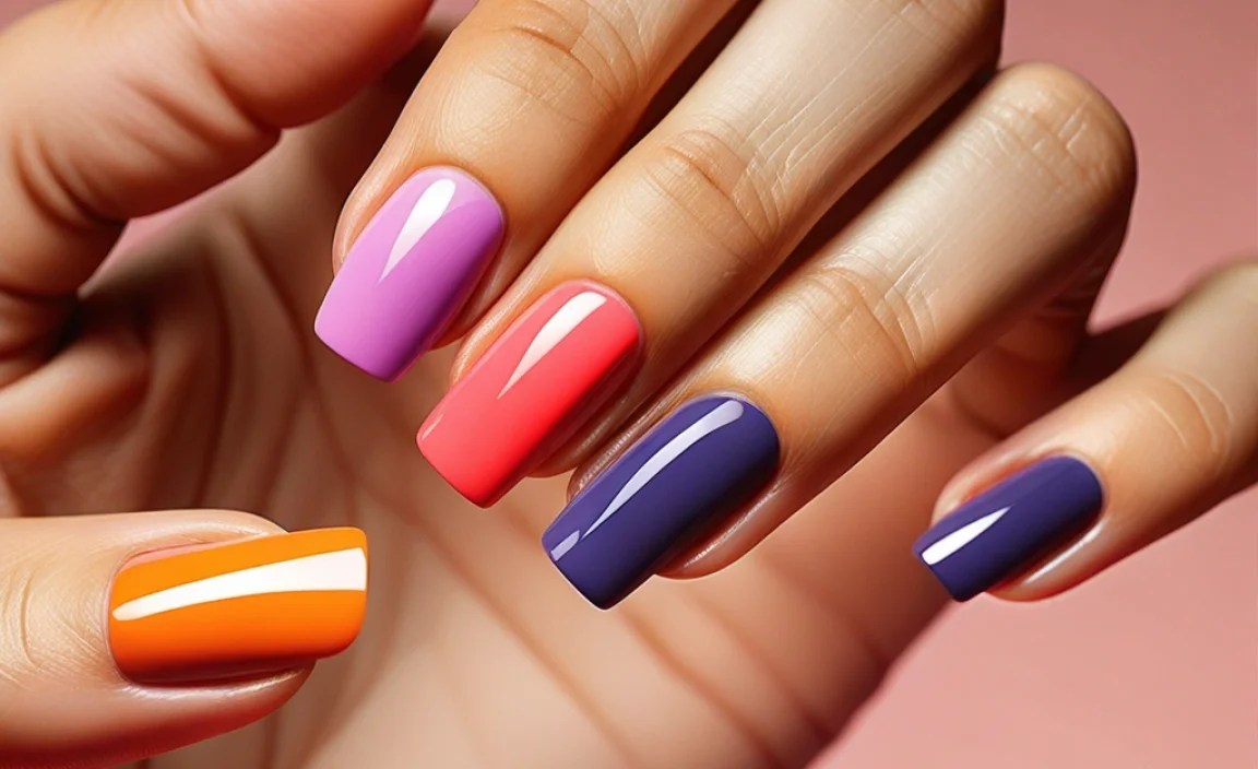 Stunning Color Block Nail Designs You’Ll Love This Season 2 Color Block Nail Designs