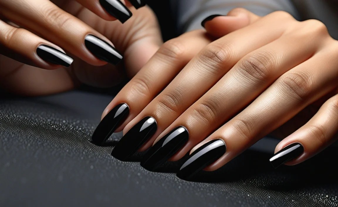 Creative Black Nail Art Ideas
