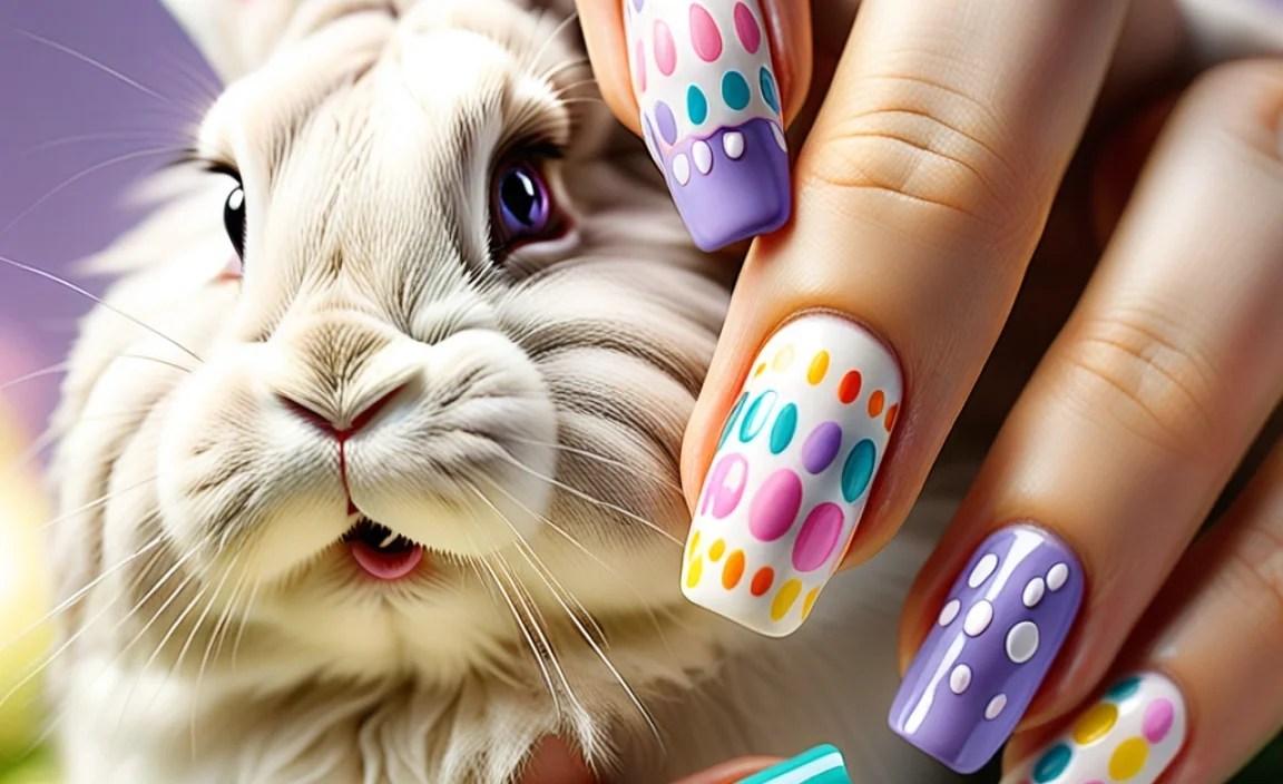 Creative Easter Bunny Nails Design For Festive Fun 4 Creative Easter Bunny Nail Designs Inspiration