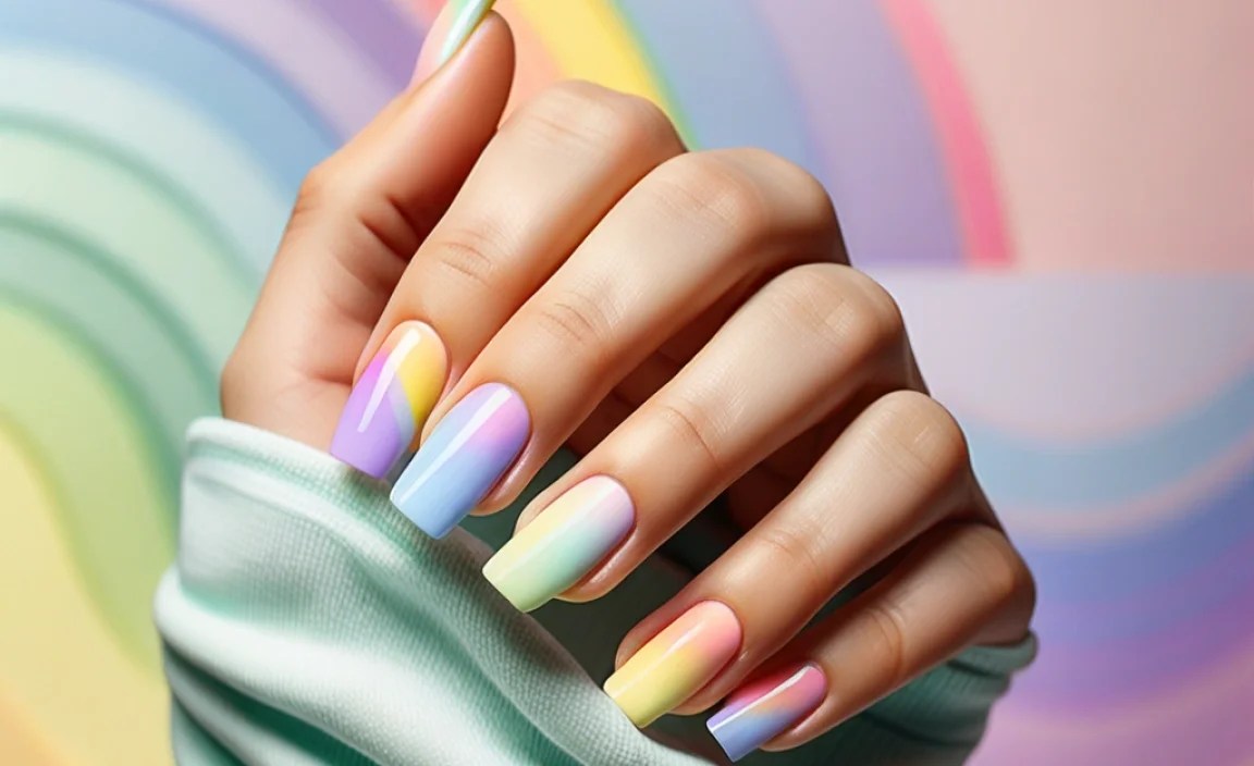Creative Pastel Rainbow Color Combinations
