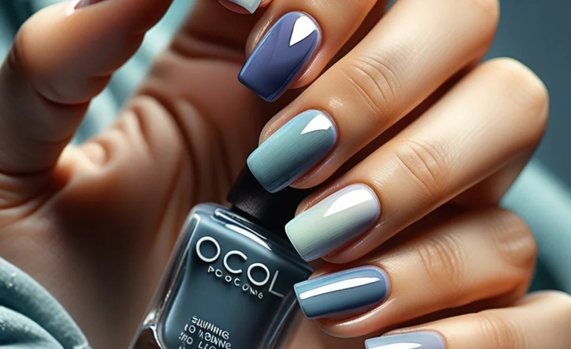 DIY Cool Toned Nail Designs