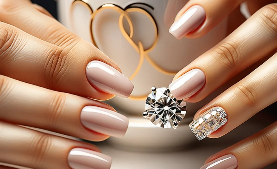 Stunning Engagement Nail Designs For Your Special Day 2 Engagement Nail Designs