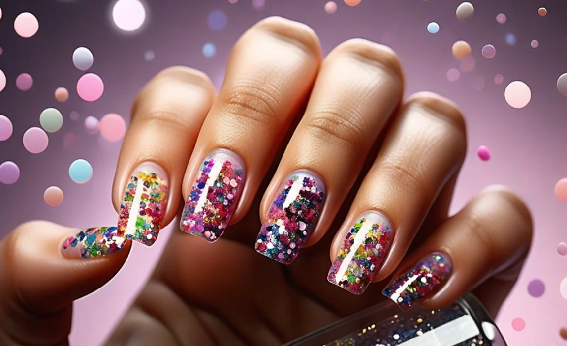 Floating Glitter Nail Design: Stunning & Essential 3 Essential Tools and Materials