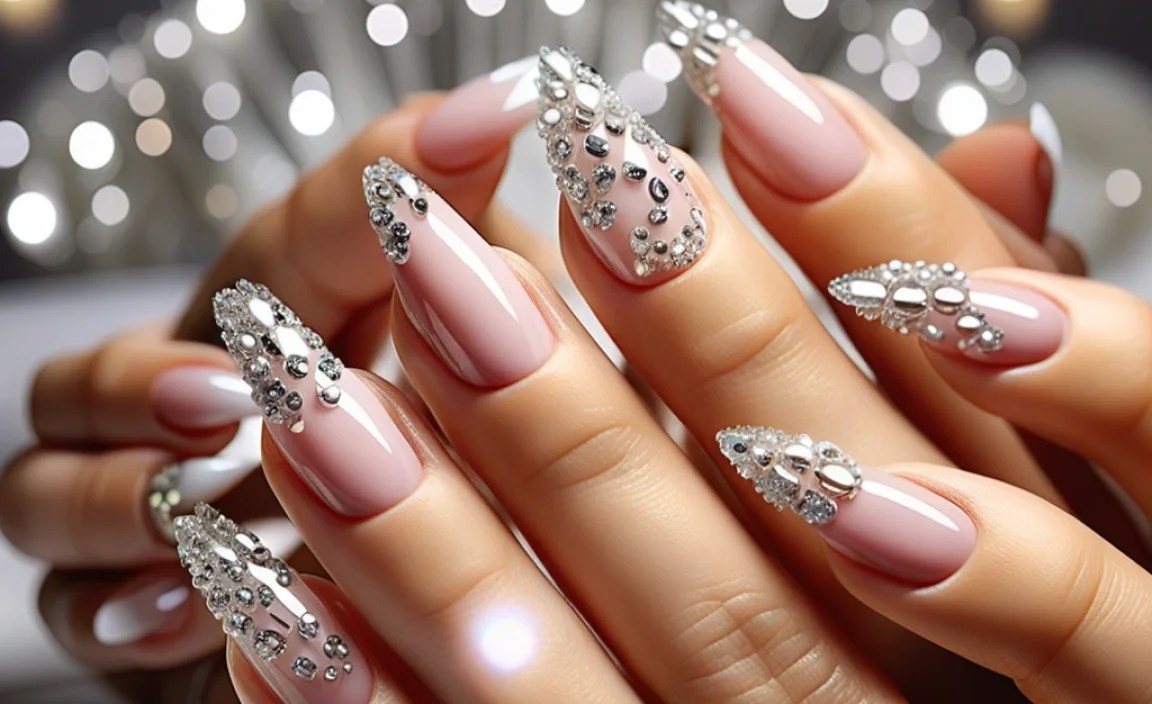 Stunning French Nails With Rhinestones: Glam Up Your Style! 3 Essential Tools and Materials
