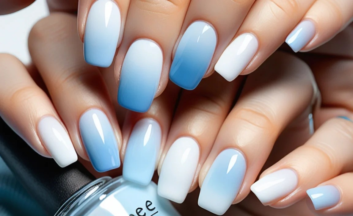 Ombre Baby Blue To White Nail Art: Essential Guide 2 Essential Tools for Your Ombre Masterpiece