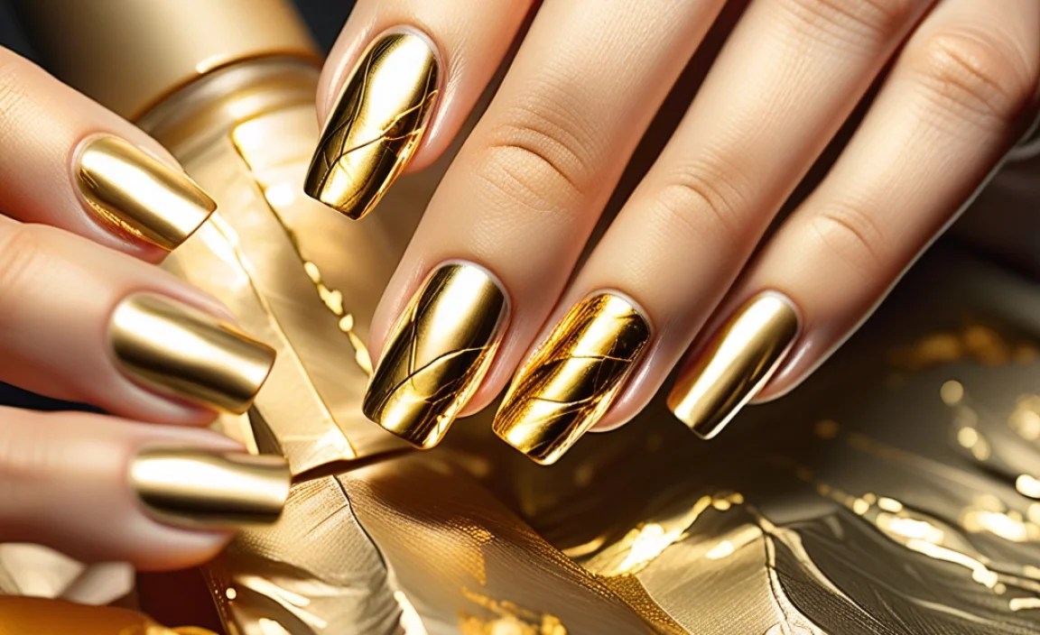 Gathering Your Gold Foil Nail Essentials