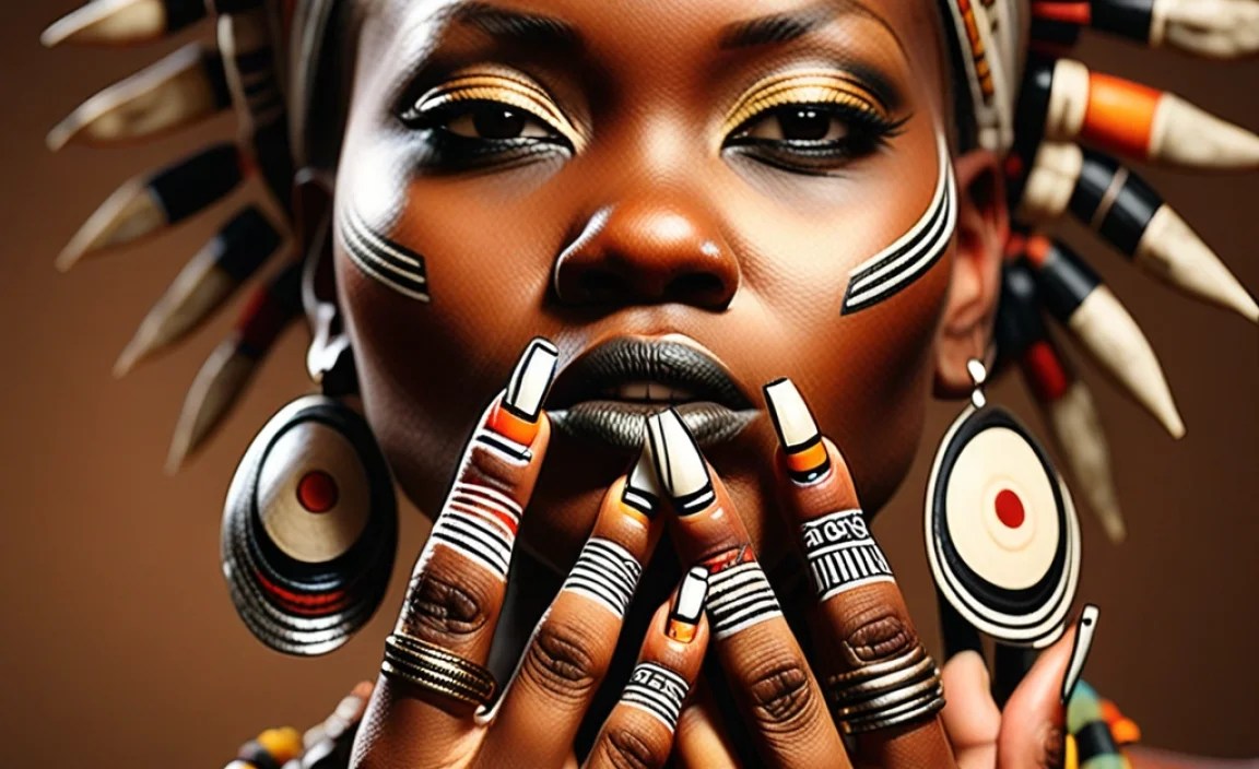 Tribal African Nail Art Inspiration: Genius & Essential 3 Getting Started: Essential Tools & Supplies