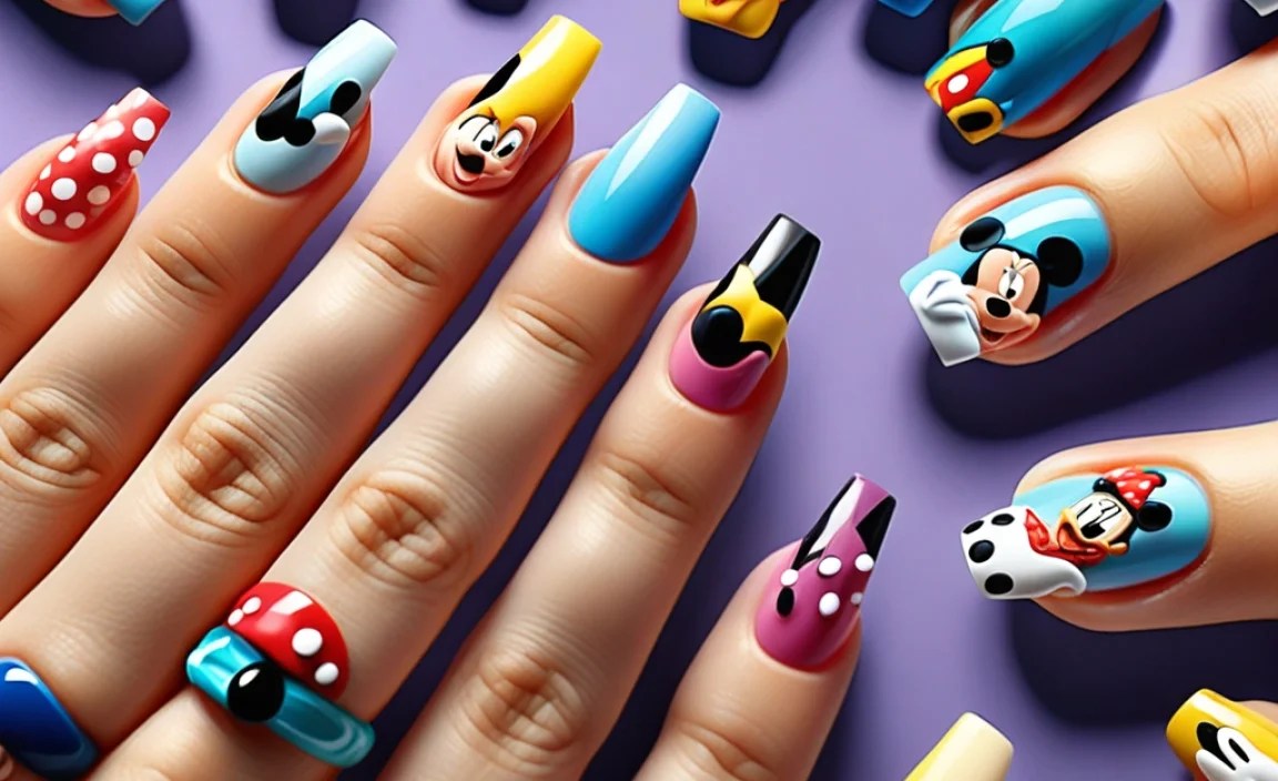 Cartoon Disney Nail Design Ideas: Stunning Must-Haves 2 Getting Started: Your Disney Nail Art Toolkit