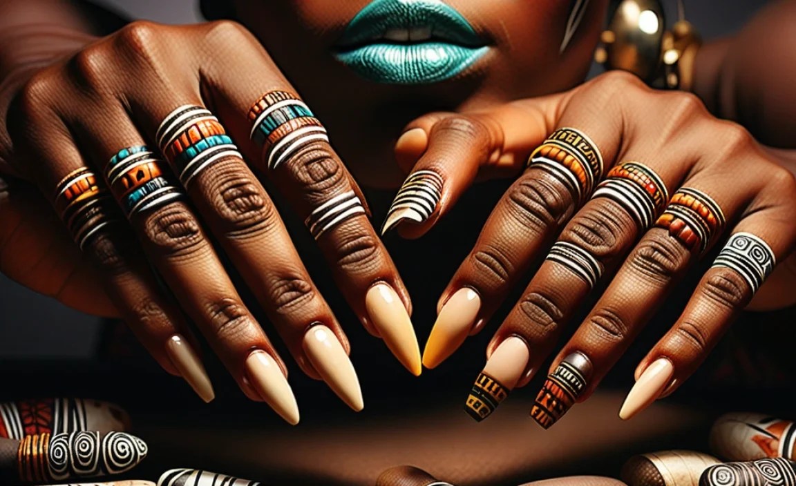 Tribal African Nail Art Inspiration: Genius & Essential 2 Inspiration & Essential Design Elements