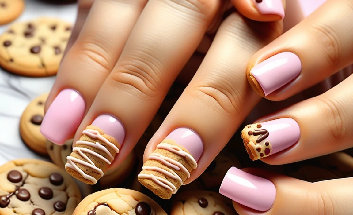 Sweet Cookie Nail Designs To Try This Season! 4 Popular Cookie Nail Design Themes