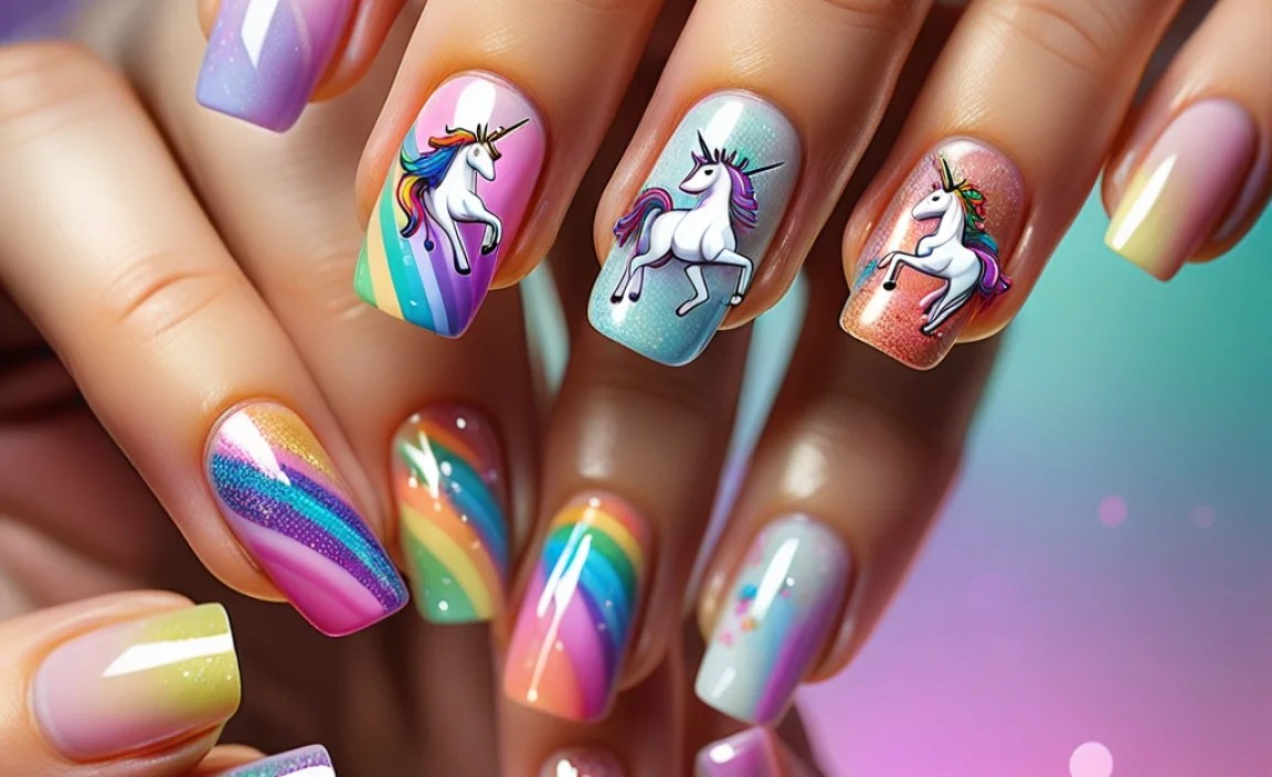 Pro Tips for Perfect Rainbow Unicorn Nails