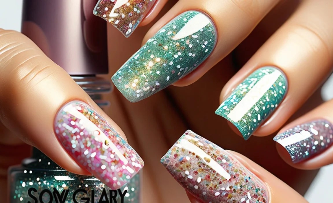 Step-by-Step Guide: How to Create Sugar Effect Glitter Nails