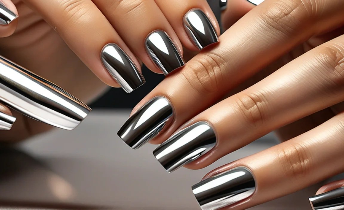 How To Apply Chrome Powder Nails: Genius, Effortless Guide 2 Tips for a Flawless Chrome Finish