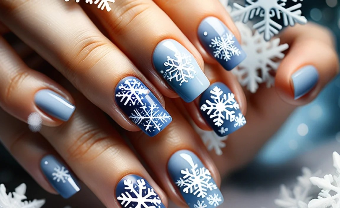 Tips for Long-Lasting Snowflake Manicures