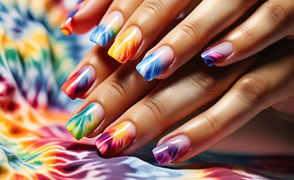 Tips for Long-Lasting Tie-Dye Nails