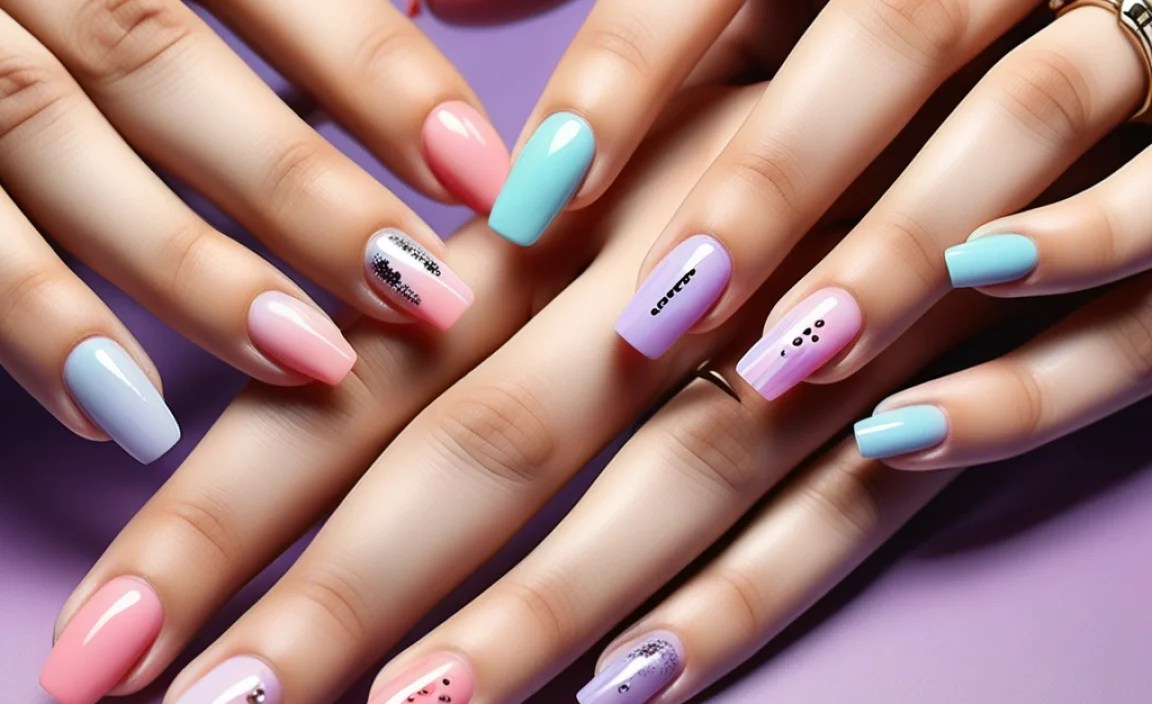 Trendy Bts Nail Designs To Express Your K-Pop Style! 3 Trendy BTS Nail Designs