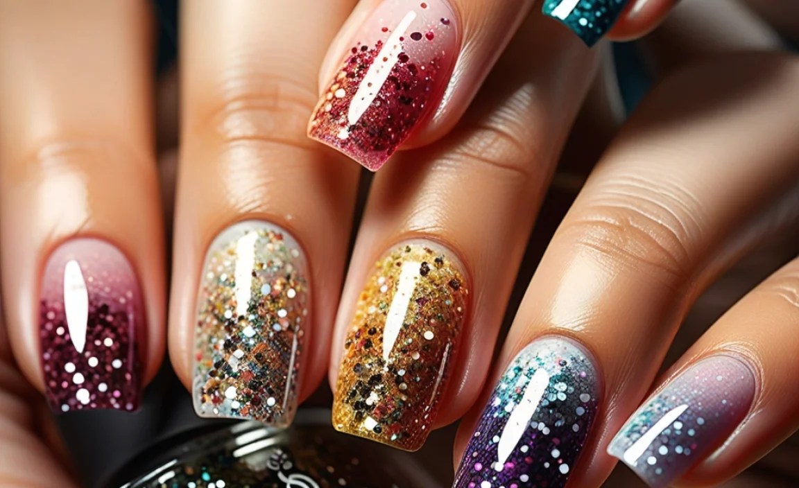 Glitter Gradient Nail Design For Party Night: Essential Tips 2 Troubleshooting Common Glitter Gradient Issues