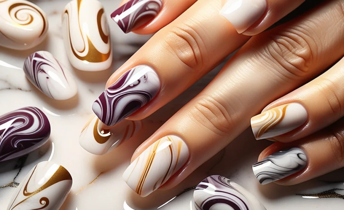 Troubleshooting Common Marble Swirl Nail Issues