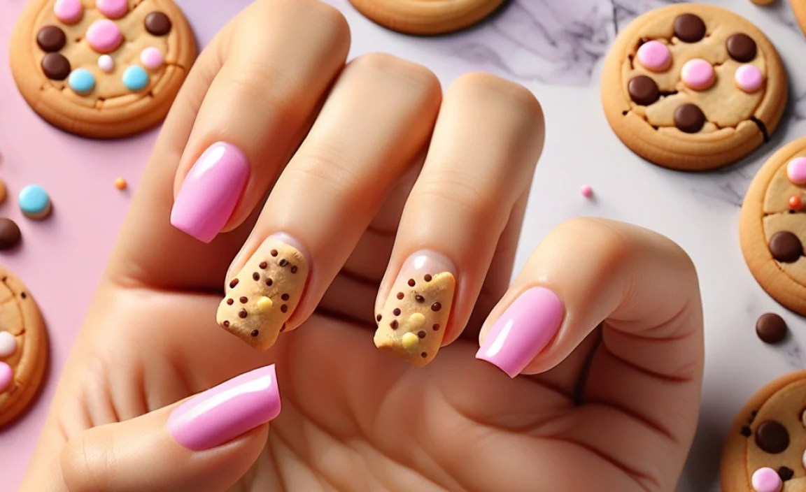 Sweet Cookie Nail Designs To Try This Season! 3 Understanding Cookie Nail Designs