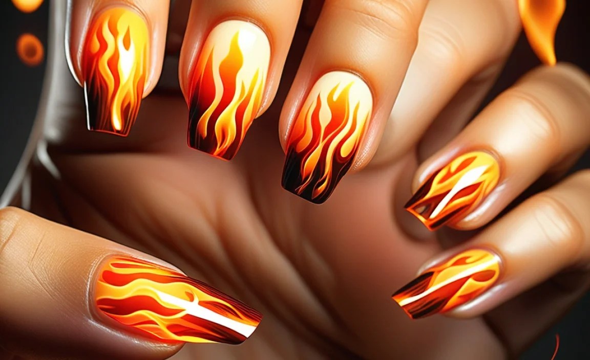Understanding Flame Nail Designs