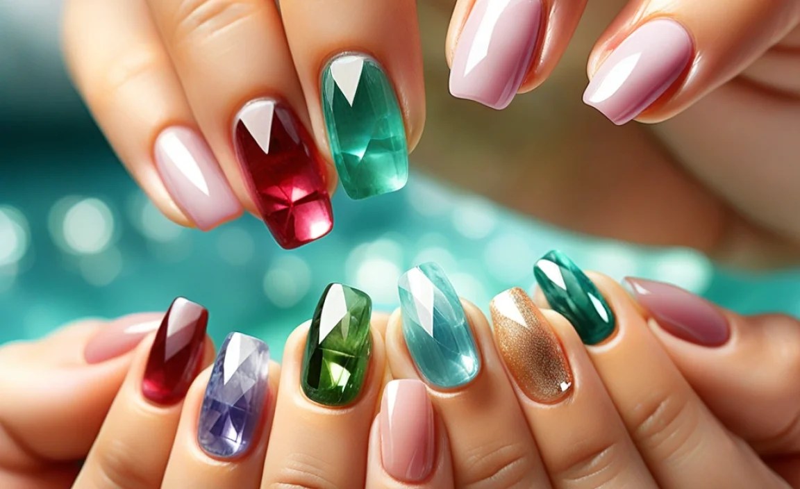 Stunning Birthstone Nails July: Style Your Summer Look! 3 What Are Birthstone Nails?