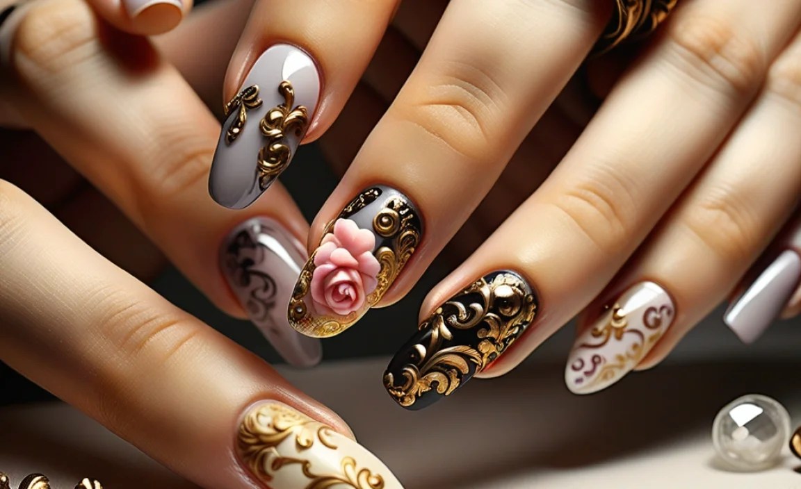 Baroque Style Nail Art: Essential Stunning Designs 1 Why Try Baroque Style Nail Art?