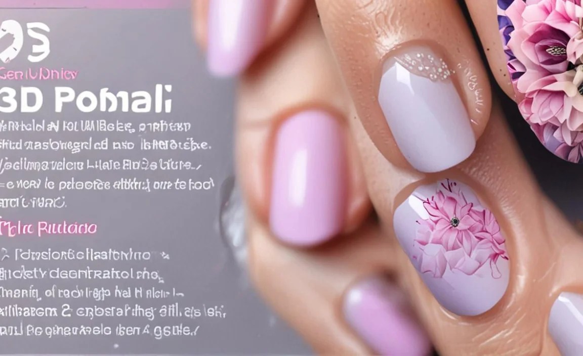 3D Floral Acrylic Nail Design Tutorial: Genius Tips