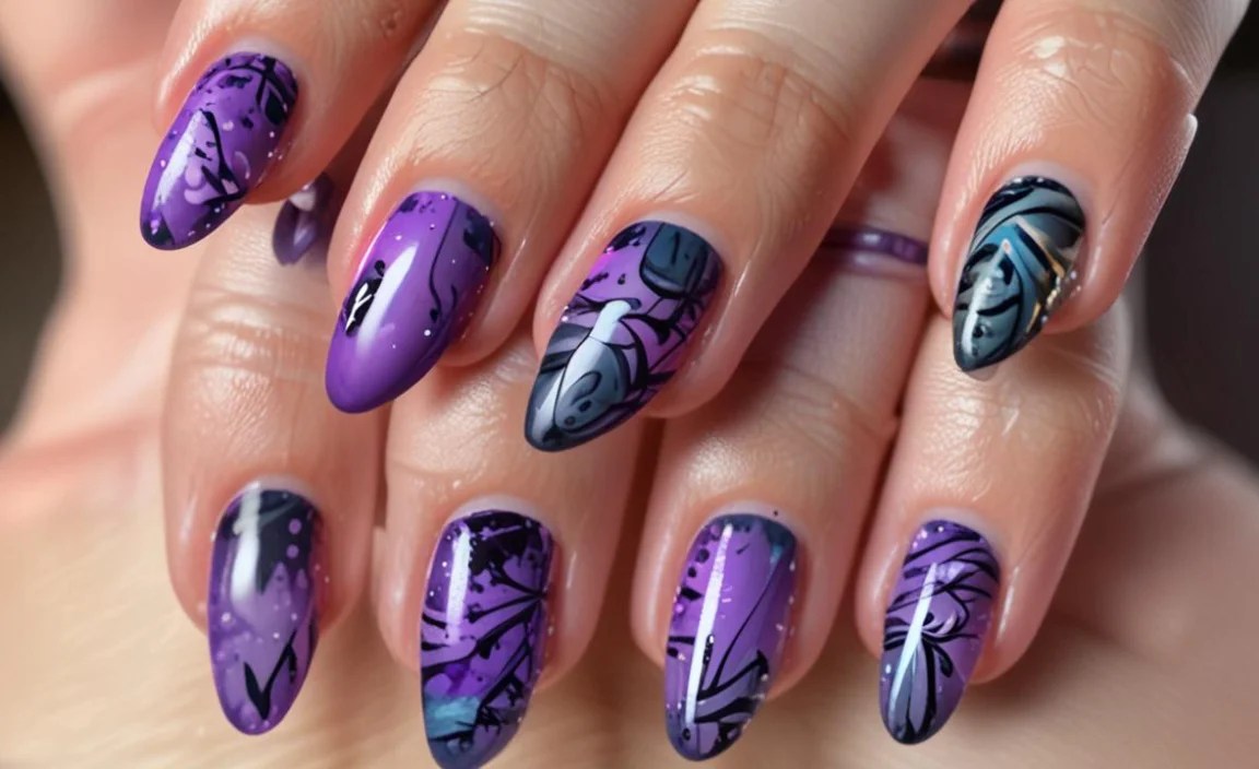Demon Slayer Nail Designs