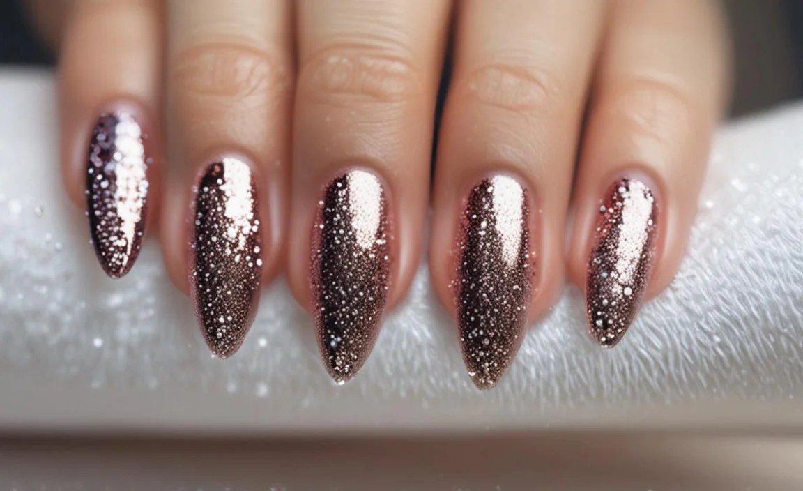 Step-by-Step Guide: Creating Tapered Square Glitter Nails