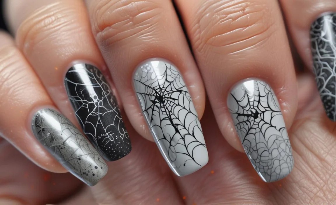 Halloween Spooky Nail Designs With Spider Webs: Best Guide 2 Step-by-Step Guide to Creating Spider Web Nails