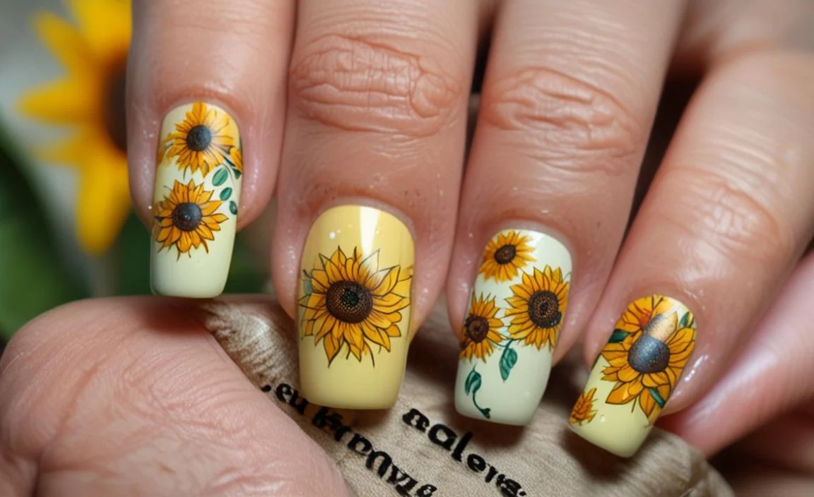 Sunflower Hand Painted Nails: Your Essential Guide