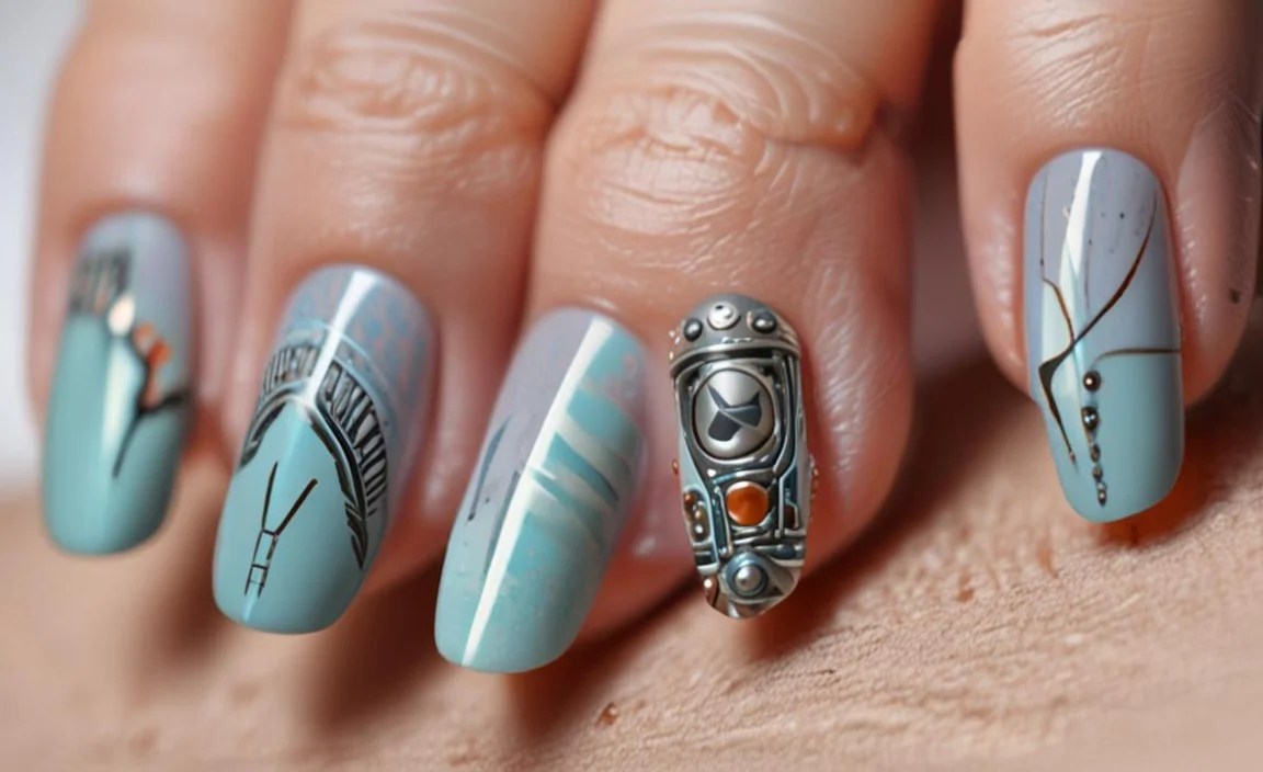 Sci-Fi Nail Art: Essential, Effortless Designs 1 Your Sci-Fi Nail Art Toolkit: The Essentials