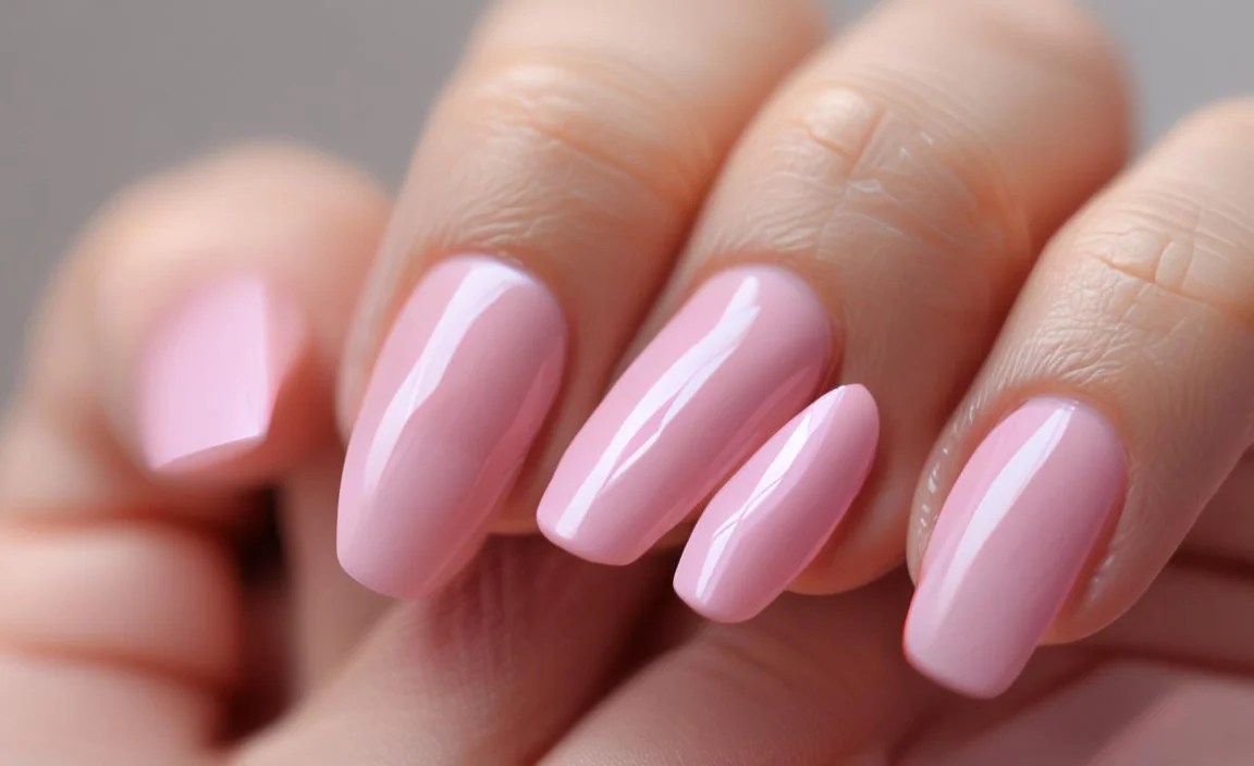 Accessorizing Baby Pink Nails