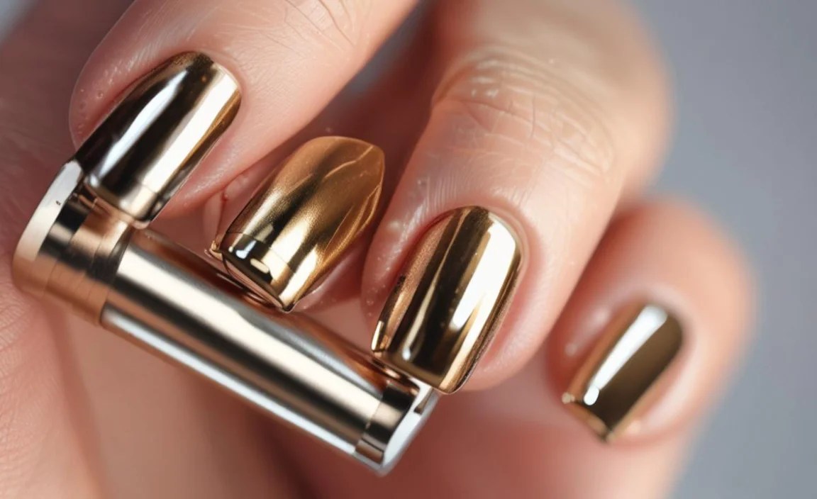 Luxury Chrome Gold Nails: Effortless Glamour 7 Chrome Gold Nail Variations for Extra Flair